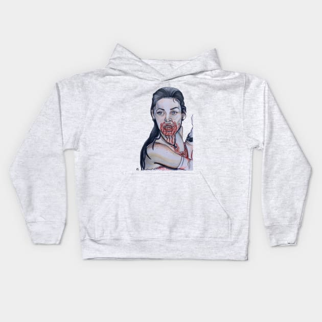 Jennifer’s Body Kids Hoodie by jilliandohertyart